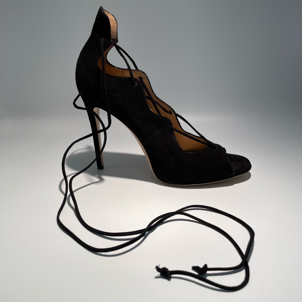 M. Gemi Suede Lace Up Pump